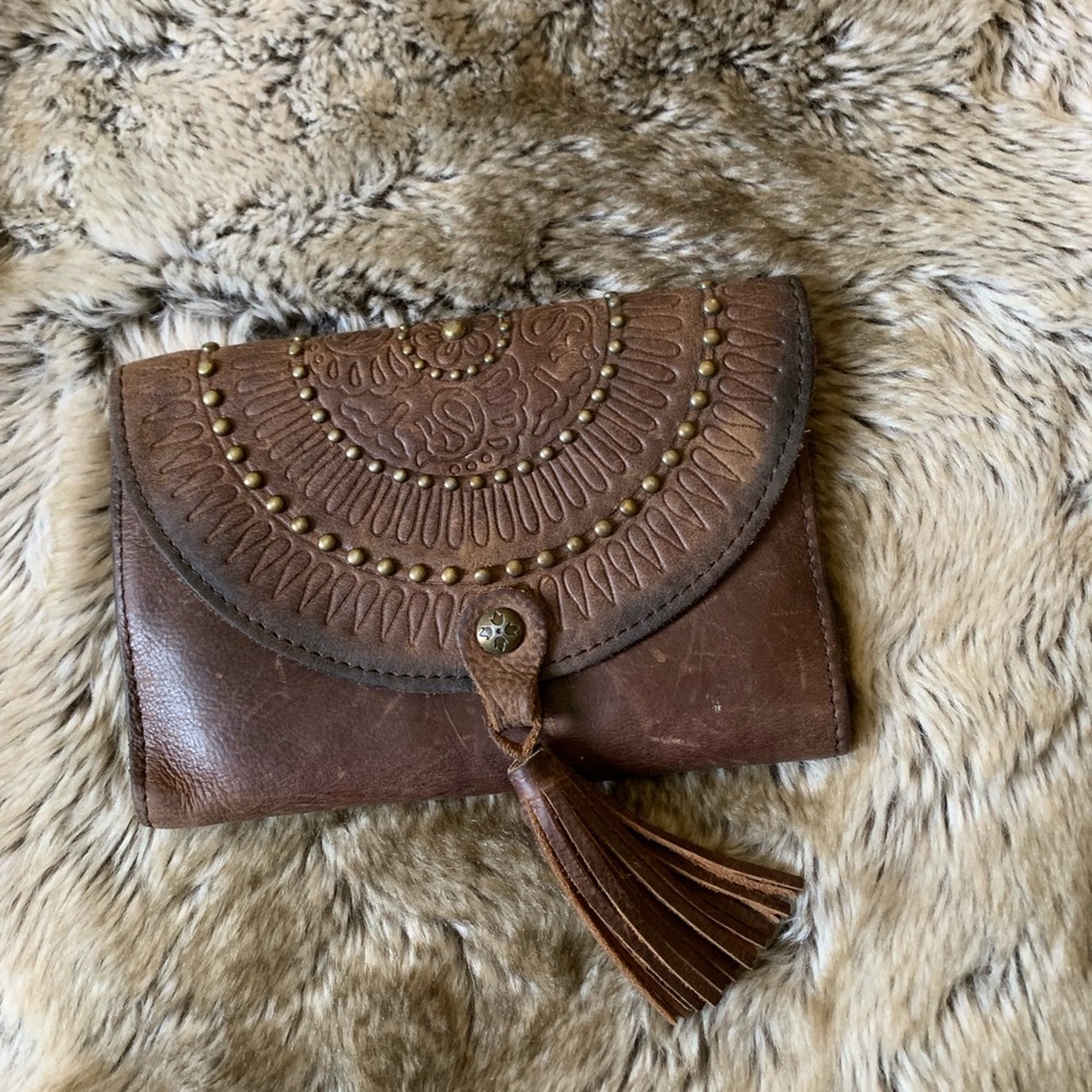 Patricia Nash wallet with tassels